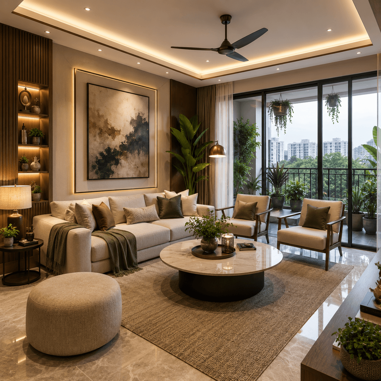Vinra Living Area design showcase